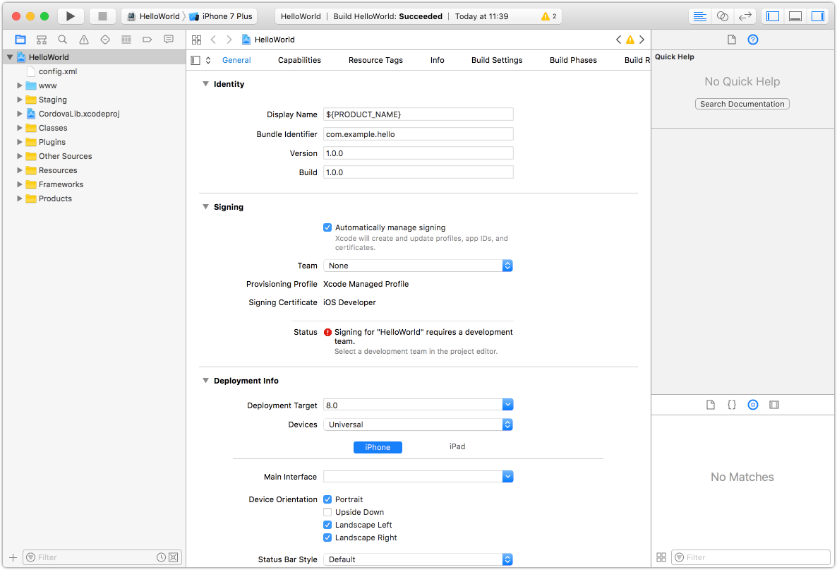 xcode ide for mac ios emulator